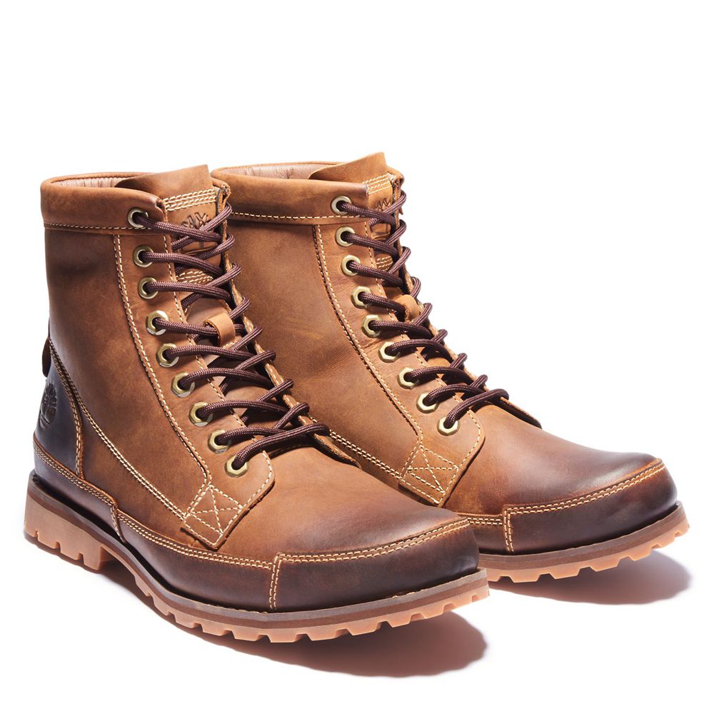 Timberland 6-Inch Μποτακια Ανδρικα Καφε - Earthkeepers® Original - Greece 4053817-UX